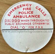 Genuine GPO telephone dial