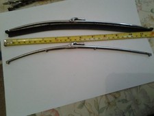 2x chrome wiper blades  unamed  12"