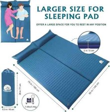 2 Person Foldable Camping Mat Travelling Thermal Lightweight Foam Insulated UK