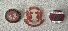 Leyton Orient / Orient  Football 3 x  Club Enamel Pin Badges Bundle