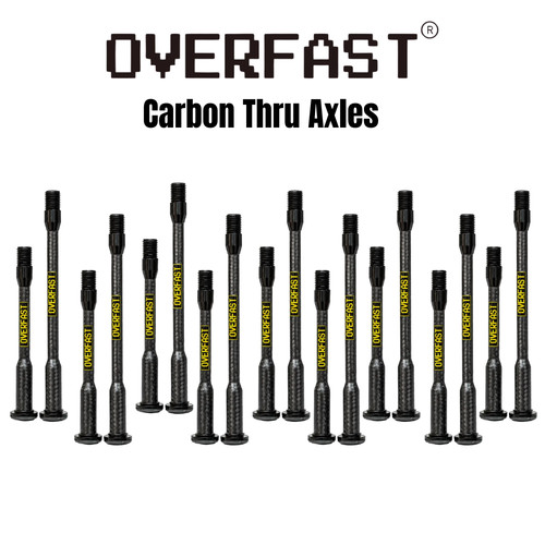 Overfast carbon thru - carbon, axles