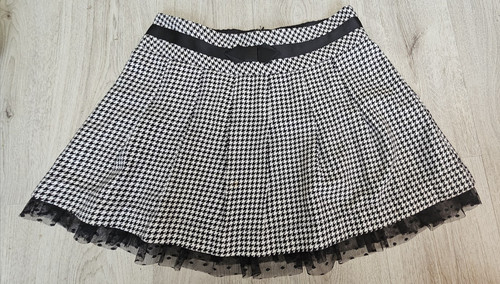 Next black white houndstooth - white,
