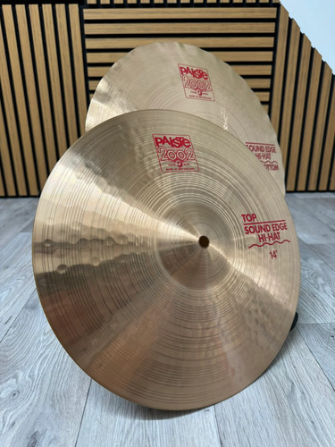 Paiste 2002 sound edge hats - paiste, hi