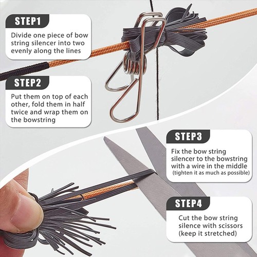 Reduce bowstring noise and - noise,
