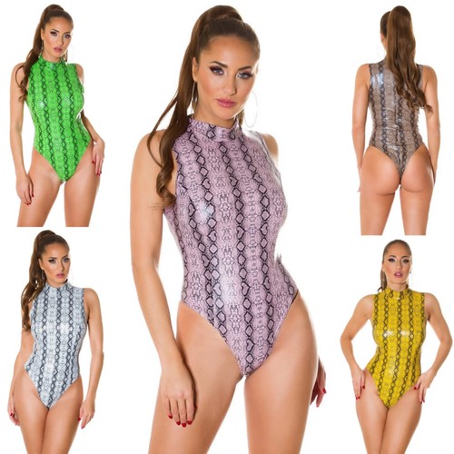Sexy koucla snakeskin bodysuit - koucla,