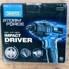 Draper Storm Force 20V 1/4" Hex Impact Driver 89520 BODY ONLY