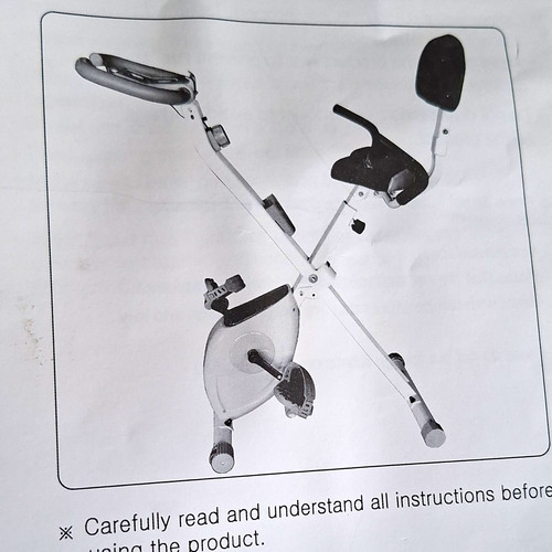 Upright folding exercise bike - folding,