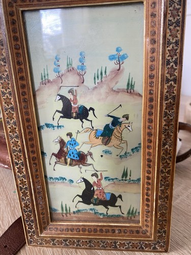 Vintage parisian polo painting - parisian,