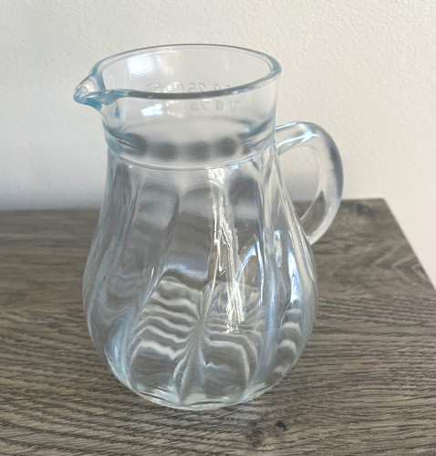 Clear glass jug pitcher - clear,