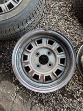 Set Of 4 Original Reliant Scimitar GTE Alloy / Steel Split 14” Wheels Rims