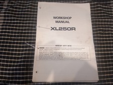 Honda XL250R factory workshop