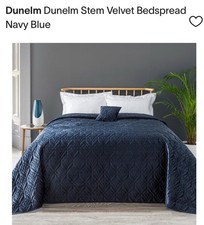 Dunelm STEM Navy Velvet