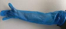 Extra long arm blue polythene - blue,