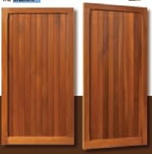 Woodrite Timber Side Hinged Garage Door Panels Only 7'5.5" x 8'0" Cobalt Blue