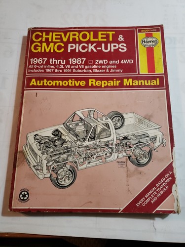 Haynes chevrolet gmc pick ups - chevrolet,