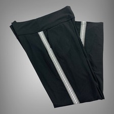 Zaggora Pants Womens 34x32 Runway Tuxedo Stripe Athleisure Yoga