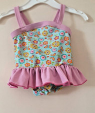 Baby Girl Swimsuit with nappy built in , by F&F size 3-6 mths