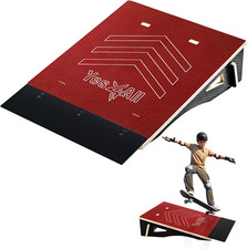 Single-Piece Skateboard Ramp