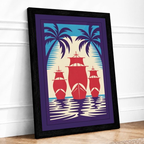 Sailing ship anchor art - ship,