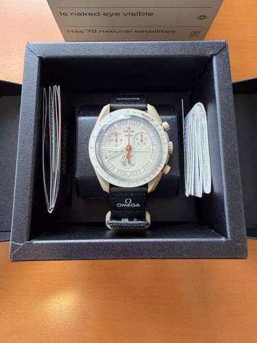 Omega swatch speedmaster - x,