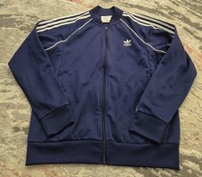 Men’s Adidas Originals Superstar track top navy SST jacket tracksuit Size L