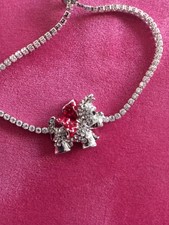 Butler And Wilson Scottie Dog Adjustable Bracelet