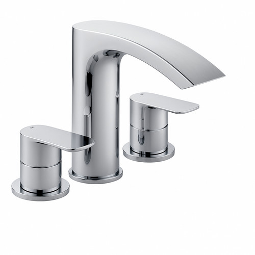 Chrome hole bath filler - chrome, tap