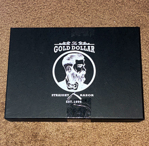 Gold dollar straight razor - dollar,