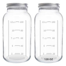eleganttime 128 oz Mason Jars
