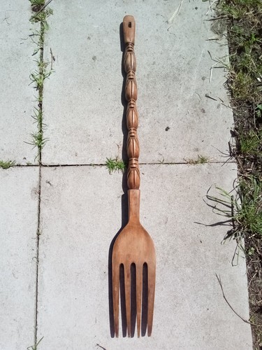 Hand carved tiki - hand,
