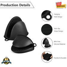 2pcs Heat-Resistant Silicone