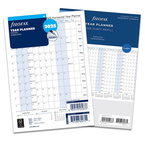 Filofax refill 2027 2026 - filofax, or