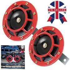 2Pcs 115DB Loud Compact Electric Blast Super Tone Hella Horn For Car Truck UK