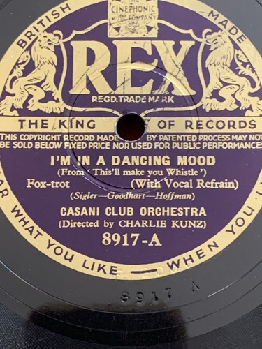 78rpm rex 8917 charlie - 8917,