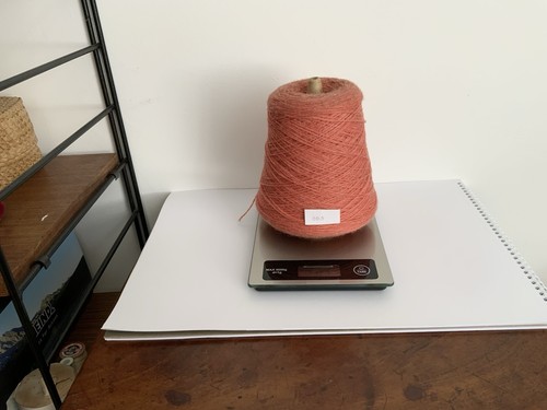 Light orange ply shetland - light, 4