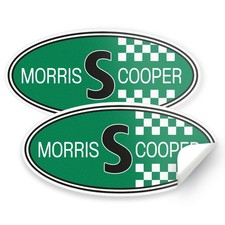 Morris Cooper S Badge Sticker