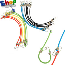 12 Pack Mini Bungee Cords with