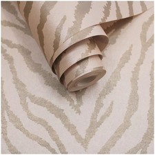 Zahara Pink Wallpaper Animal Print Zebra Washable Paste The Wall Holden Decor