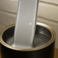 1L Medium wheel Silver Solvent Basecoat Paint medium sparkle metallic