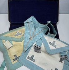 Masonic Regalia Two Aprons &