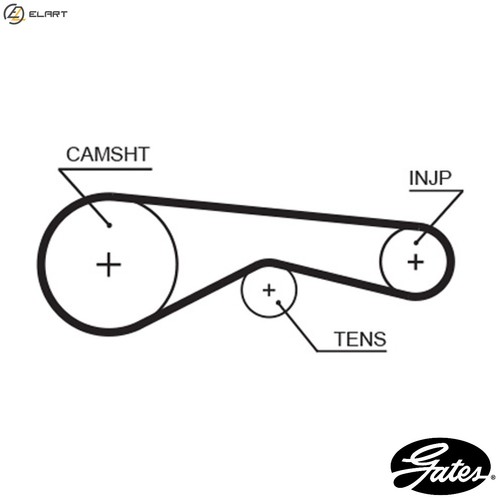 Timing belt 5625xs - timing,