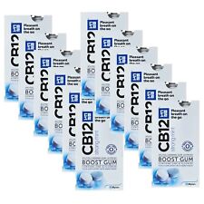 CB12 Boost Sugar Free Chewing Gum - Strong Mint- 10 PIECES X 12
