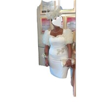 mark melia dress Ivory With