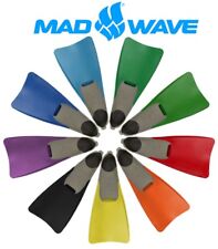 Mad Wave Swim Fins - Long Blade. Childrens to Adult Sizes