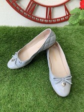 Ladies Russell & Bromley Leather Patent Slip On Shoes Size 39.5 UK 6.5 (RW299)