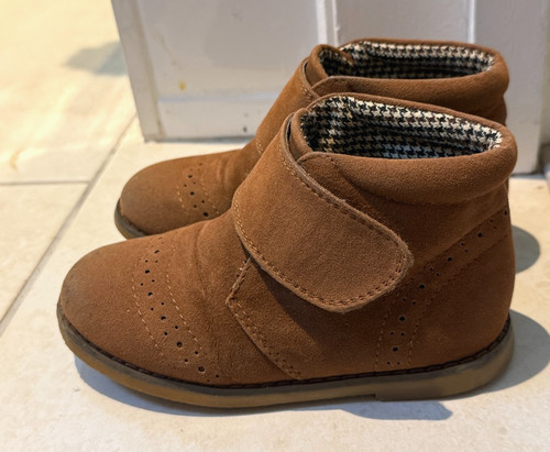 Boys brown faux suede matalan - boys,