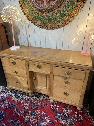 Victorian pine sideboard - pine,