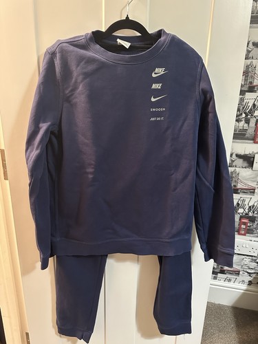 Nike navy blue tracksuit - nike,