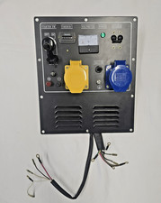 Generator Socket Panel 110v 240v 32A Volt Hour Meter Circuit Breaker DC Control