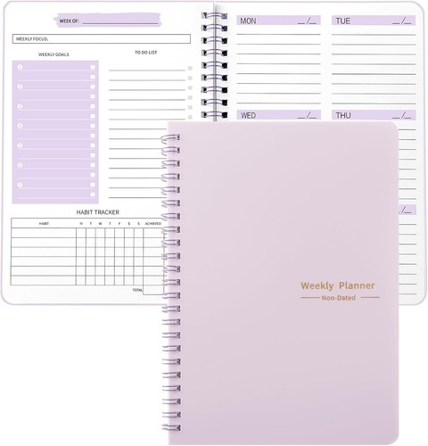 Weekly planner notebook - weekly,